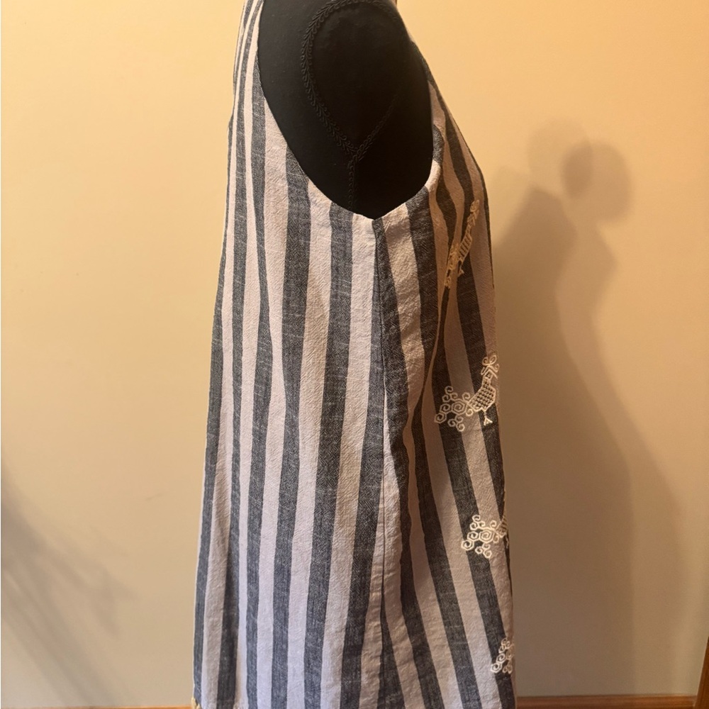 THML Striped Dress with Embroidery - Picture 4 of 8